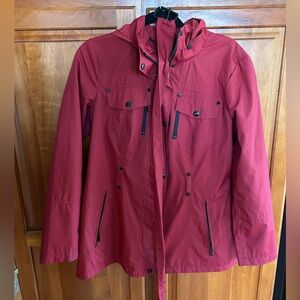 Michael Kors wine colored trench